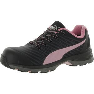Steel Toe PumasWomens Spectra Low Black Slip Resistant Work & Safety Shoes  NWOB